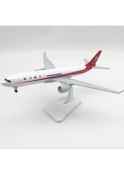 Rındu Sichuan Havayolları 330 20CM Alaşımlı Uçak Modeli (Yurt Dışından)