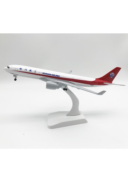 Rındu Sichuan Havayolları 330 20CM Alaşımlı Uçak Modeli (Yurt Dışından)