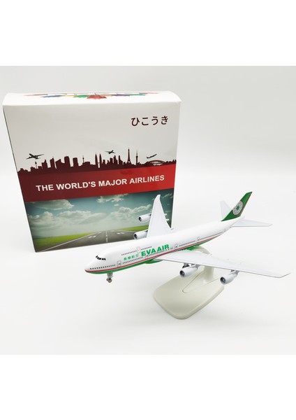 Rındu Tayvan Boeing 747 20CM Alaşımlı Uçak Modeli (Yurt Dışından)