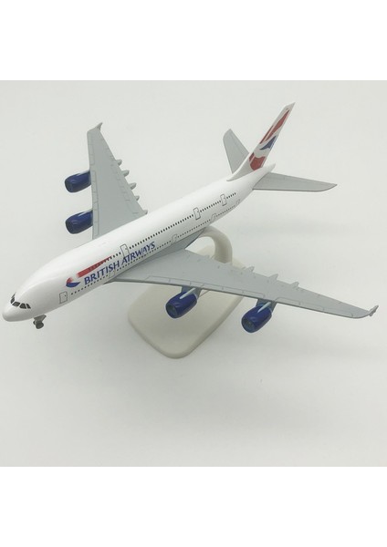 Rındu Uk A380 20CM Alaşımlı Uçak Modeli (Yurt Dışından)