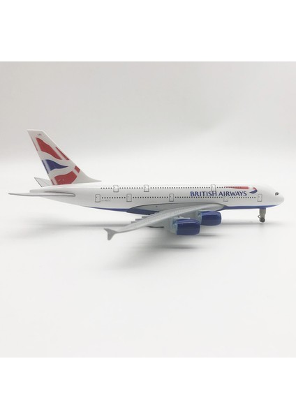 Rındu Uk A380 20CM Alaşımlı Uçak Modeli (Yurt Dışından)