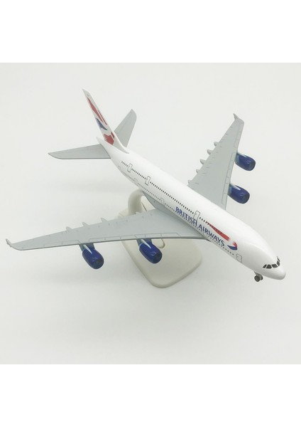 Rındu Uk A380 20CM Alaşımlı Uçak Modeli (Yurt Dışından)