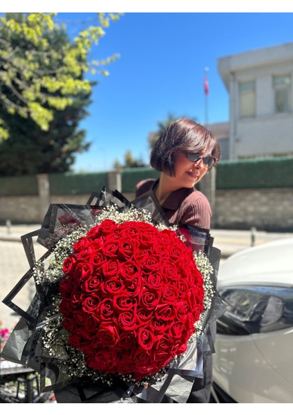 101 Gül,isteme Çiçeği,buket Çiçek