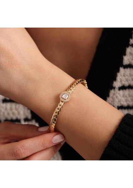 Prenses Taşlı Altın Gurmet Kelepçe fiyatları