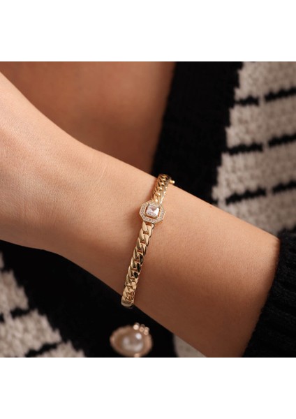 Prenses Taşlı Altın Gurmet Kelepçe modelleri