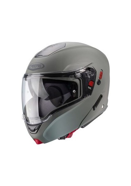 Horus x Matt Grey Kamo Motosiklet Kaskı