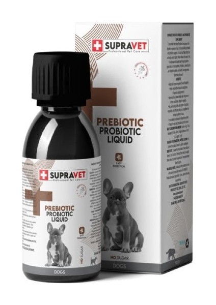 Probiyotik Bagışıklık Güçlendirici Sıvı Probiyotik + Prebiyotik Köpek Vitamin Takviyesi 100 ml