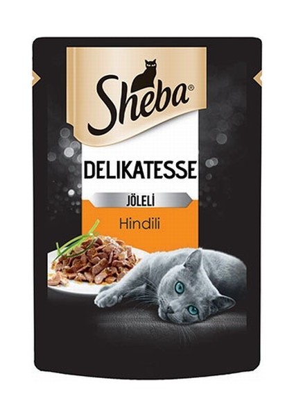 Pouch Hindili Yetişkin Kedi Konservesi 12 Adet 85 gr