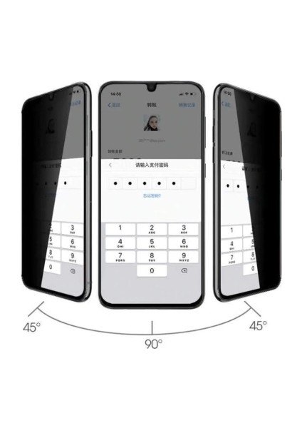 Samsung A31 Uyumlu Hayalet Ekran Gizli Tam Kaplayan Kırılmaz Cam Seramik Ekran Koruyucu Film