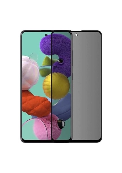 Samsung A71 Uyumlu Hayalet Ekran Gizli Tam Kaplayan Kırılmaz Cam Seramik Ekran Koruyucu Film