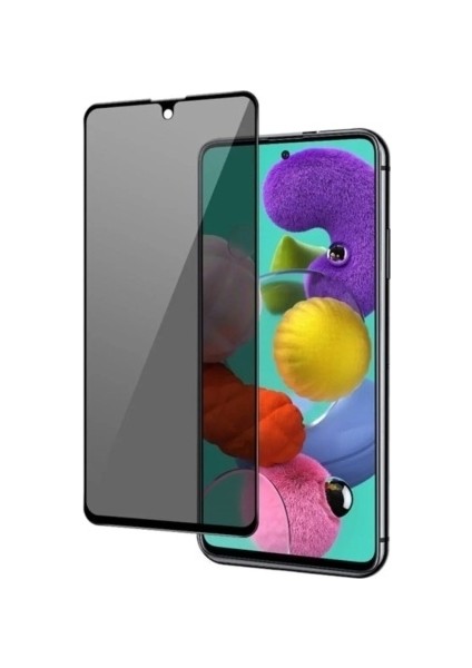 Samsung A51 Uyumlu Hayalet Ekran Gizli Tam Kaplayan Kırılmaz Cam Seramik Ekran Koruyucu Film