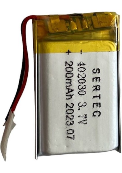 Polimer Batarya 402030 200MAH