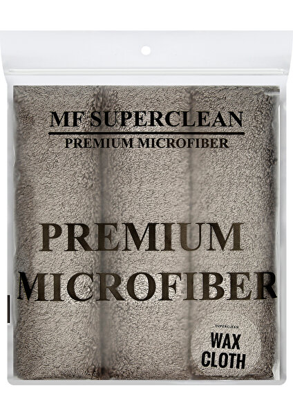 MF SuperClean Mikrofiber  Oto Cila   Havlusu   450  Gsm  -  3'lüpaket