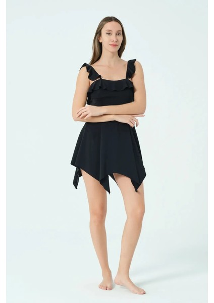 Fırdır Detaylı Hızlı Kuruyan Mayo Kumaşı Etekli Mayo 24129 fiyatları