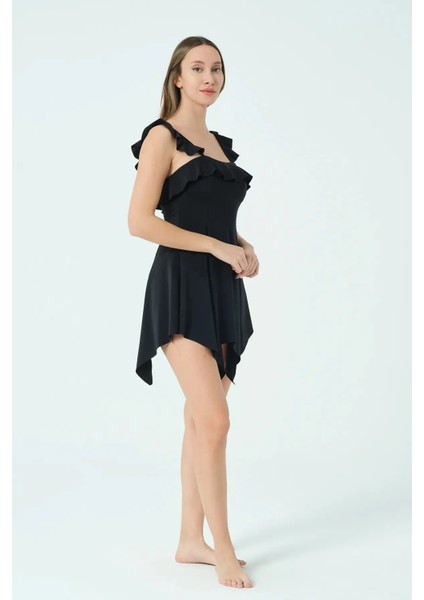 Fırdır Detaylı Hızlı Kuruyan Mayo Kumaşı Etekli Mayo 24129 modelleri