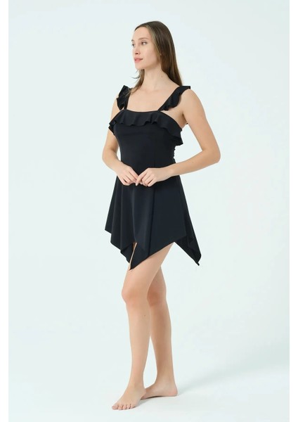 Fırdır Detaylı Hızlı Kuruyan Mayo Kumaşı Etekli Mayo 24129 fırsatları