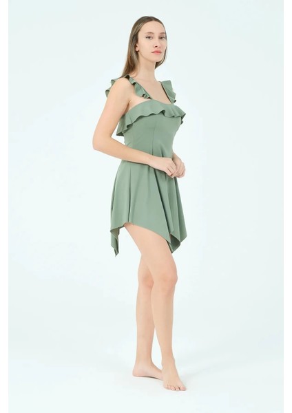 Fırdır Detaylı Hızlı Kuruyan Mayo Kumaşı Etekli Mayo 24129 fiyatları