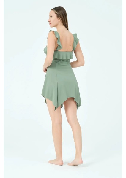 Fırdır Detaylı Hızlı Kuruyan Mayo Kumaşı Etekli Mayo 24129 modelleri