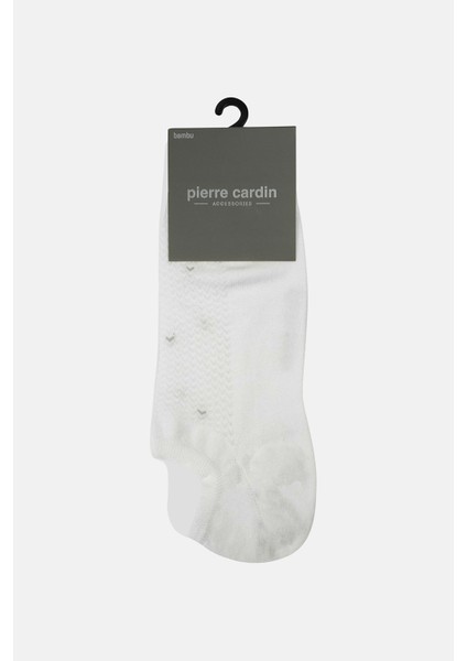 3072 Beyaz Tekli Sneakers Bambu Erkek Socks Çorap