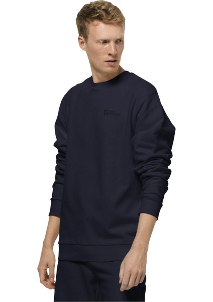 Jack Wolfskin Essential Crewneck Erkek Sweatshırt