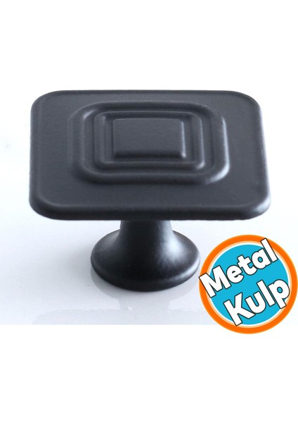 Düğme Kulp Mat Siyah Mobilya Mutfak Dolabı Çekmece Dolap Kulpları Kapak Kulpu Kulb Metal