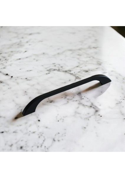 Metal Kulp Mobilya Mutfak Dolabı Çekmece Dolap Kulpları Kapak Kulpu Kulbu Siyah Renk 128 mm
