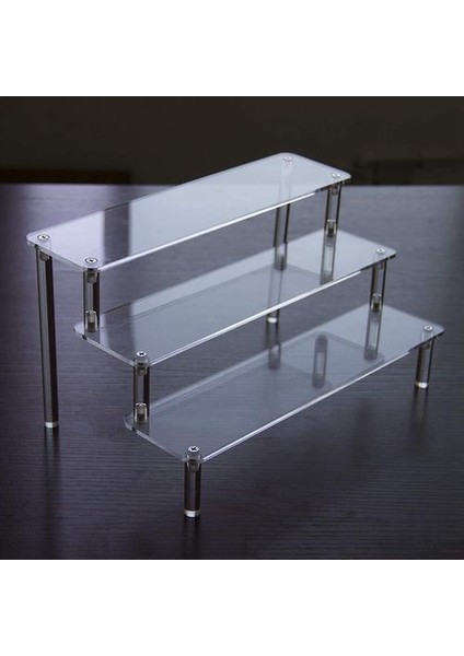 Raf Depolama Standı Mutfak Aksesuarları 3 Katmanlı Şeffaf Akrilik Kek Tepsisi Dekorasyon ve Depolama Ekranı Için Standı | Depolama Tutucular ve Amp;raflar (Yurt Dışından) fiyatları