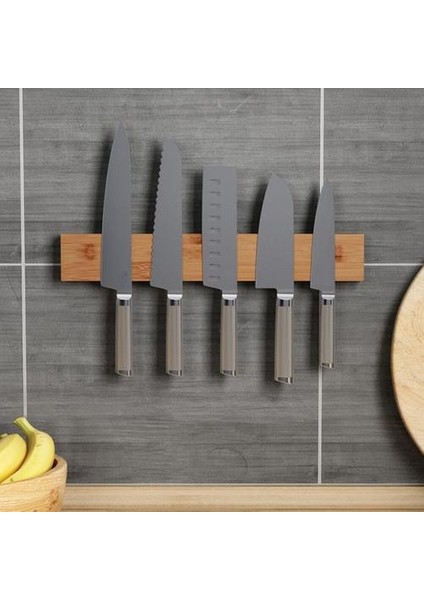 Mutfak Aracı Tutucu Depolama Raf Duvara Monte Emme Ücretsiz Yumruk Çevre Dostu Bambu Mutfak Eşyaları Şerit Bıçaklar Aksesuarlar | Bloklar ve Amp;rulo Çanta (Yurt Dışından) modelleri