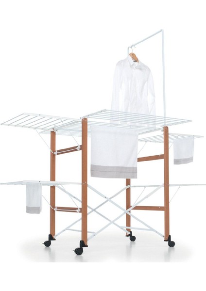 Supergulliver Katlanabilir Çamaşır Kurutmalık Ceviz Rengi modelleri