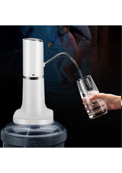 Ev Otomatik Su Dağıtıcı El Basın Su Pompası USB Şarj Akıllı Elektrik Şişelenmiş Içme Su Pompası | Su Dağıtıcılar (Yurt Dışından)