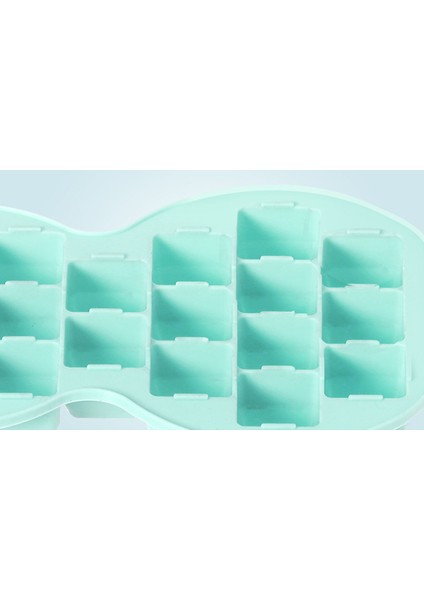22 cm 21 Izgaralar Gıda Sınıfı Buzdolabı Dıy Buz Kutusu Buz Küp Kalıp Silikon Buz Tepsisi Kalıp ile Kapak ile Uygun Buz Makinesi Mutfak Aletleri | Dondurma Küvetleri (Yeşil) (Yurt Dışından) modelleri