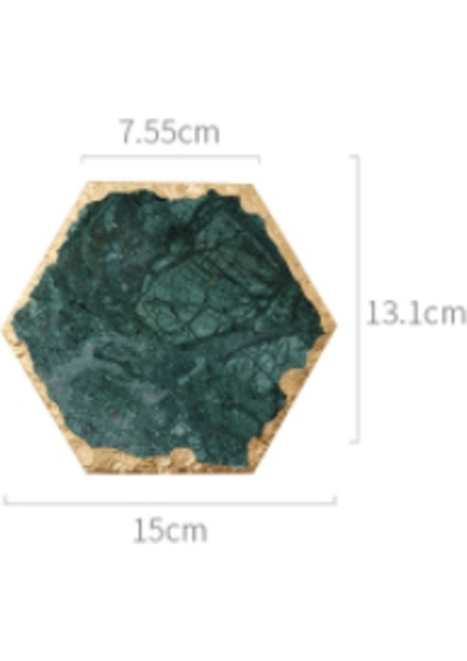 Nordic Doğal Mermer Potholder Plaka Phnom Penh Ekran Plaka Coaster Retro Zanaat Mutfak Yemek Masası Tepsi Pot Mat | Depolama Tepsileri (1 ADET-15CM) (Yurt Dışından) modelleri