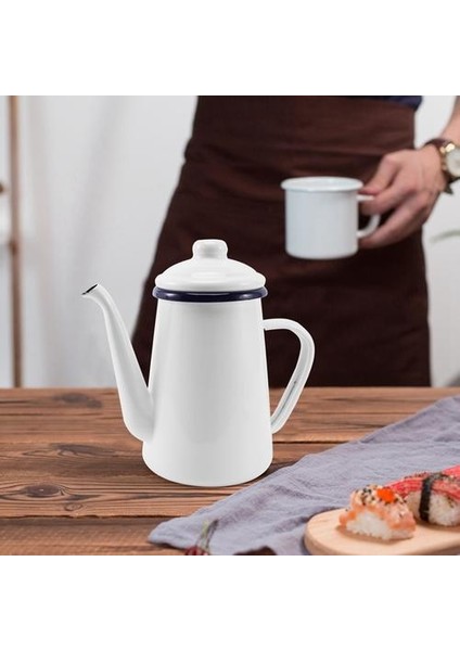 1.1l Emaye Kahve Pot El Çay Su Isıtıcısı Indüksiyon Ocak Gaz Ocağı Evrensel | Su Isıtıcılar (Yurt Dışından) fırsatları