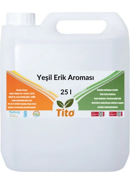 Yeşil Erik Aroması 25 Litre
