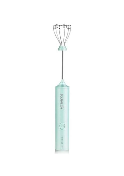 USB Şarj Yumurta Çırpıcı Elektrikli Kahve Mikser Ev Süt Çalkalayıcı Makinesi Froother Foamer El 4 Hız Ayarlanabilir Blender | Sütlüler (Yurt Dışından)