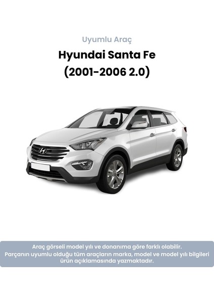 Hyundai Santa Fe 280MM Ön Fren Disk Takımı (2001-2006 2.0) Çin Muadil