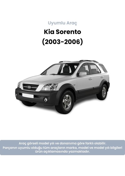 Kia Sorento Arka Fren Disk Takımı (2003-2006) Tayvan Muadil