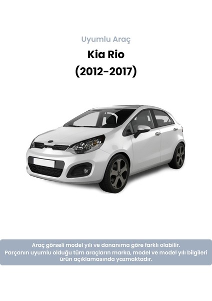 Kia Rio 256MM Ön Fren Disk Takımı (2012-2017) Kale