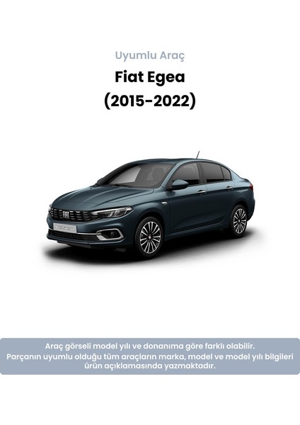 Fiat Egea 284MM Ön Fren Disk Takımı (2015-2022) Yerli Muadil