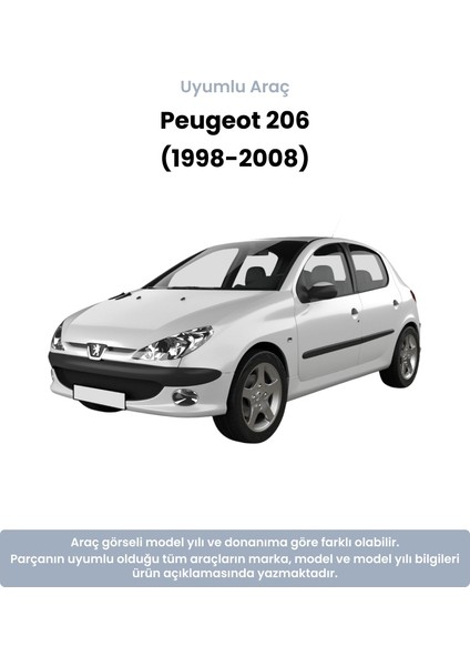 Peugeot 206 Hava Kanallı Ön Fren Disk Takımı (1998-2008) Maher