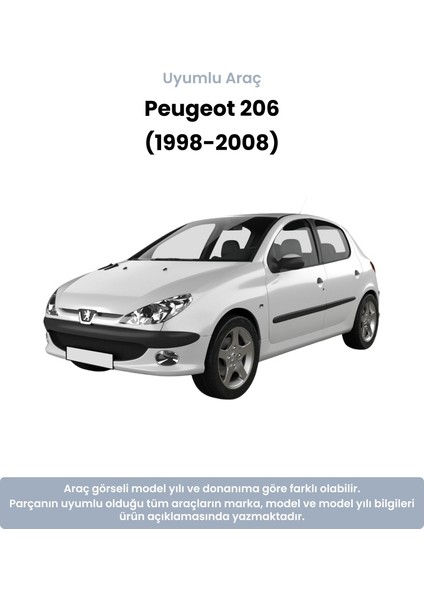 Peugeot 206 Hava Kanallı Ön Fren Disk Takımı (1998-2008) Yerli Muadil