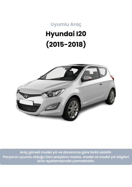 Hyundai I20 262MM Arka Fren Disk Takımı (2015-2018) Kore Muadil