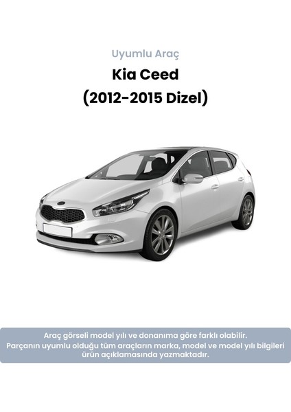 Kia Ceed 262MM Arka Fren Disk Takımı (2012-2015 Dizel) Kore Muadil