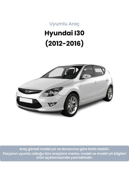 Hyundai I30 284MM Arka Fren Disk Takımı (2012-2016) Kore Muadil