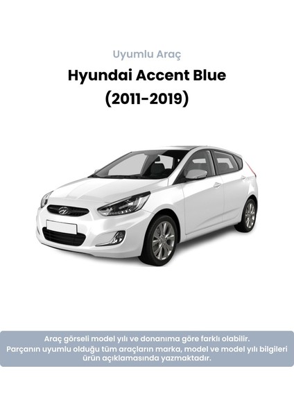 Hyundai Accent Blue 256MM Ön Fren Disk Takımı (2011-2019) Kale