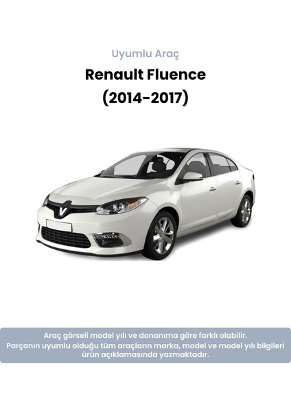 Renault Fluence 280MM Ön Fren Disk Takımı (2014-2017) Yerli Muadil