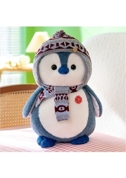 Sevimli Penguen Peluş Oyuncak Deniz Hayvanı Çocuk Yastığı 130G18CM (Yurt Dışından)