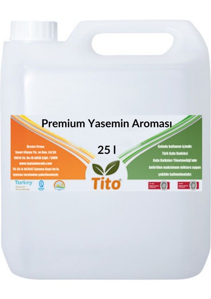 Premium Yasemin Aroması 25 Litre
