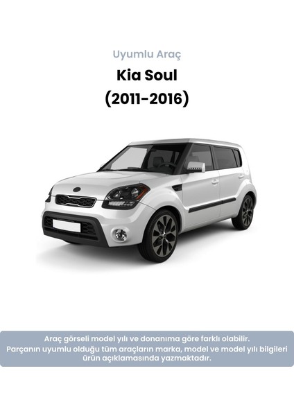 Kia Soul 280MM Ön Fren Disk Takımı (2011-2016) Çin Muadil