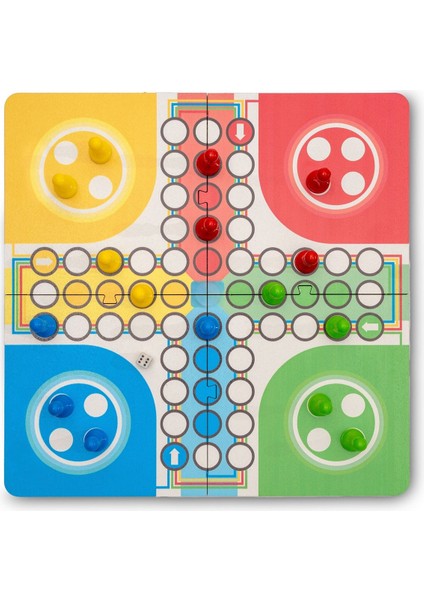 Ahşap Kızma Birader Kutu Oyunu Taşınabilir Portatif Paketli Midi Paket fiyatları